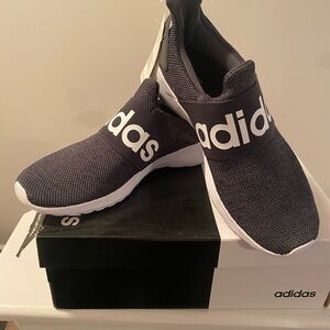 Adidas Charcoal Slip-On Shoes